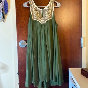 Sage green dress